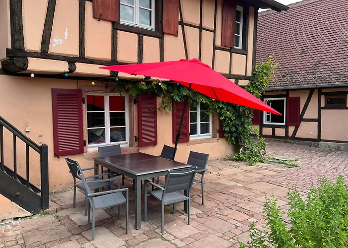 Gite Familiale Avec Piscine Hunawihr - Ribeauville